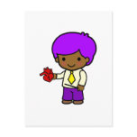 Teacher Boy Postcard
