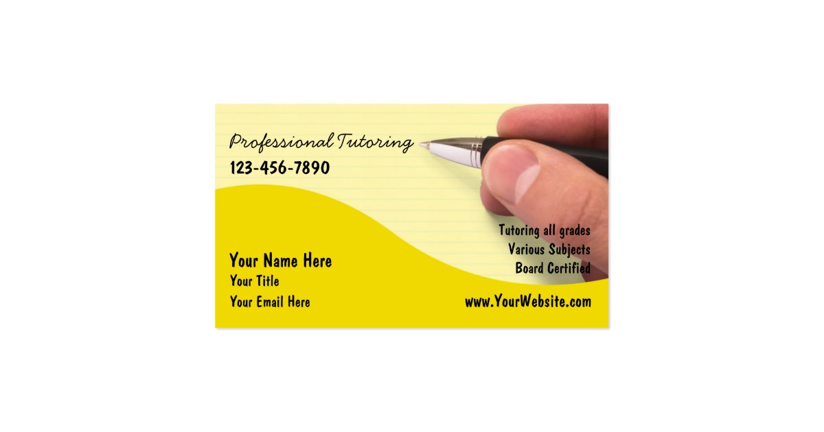 Teacher Business Cards Zazzle