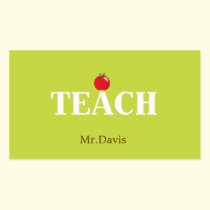Teacher Calling Card business cards