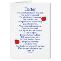 Teacher Greeting Cards