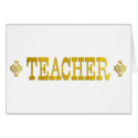 TEACHER cards by SchoolAids TEACHER cards