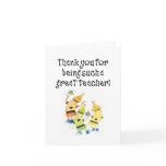 teacher card