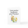 teacher card
