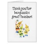 teacher card