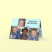 Teacher card - Patricia cards