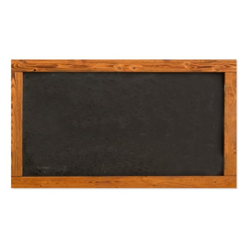 Teacher Chalkboard Business Card (back side)
