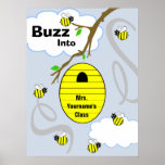 Teacher Classroom Poster - Bees And Bee Hive