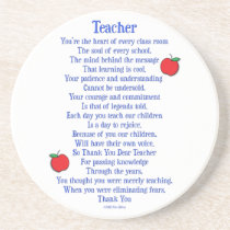 Teacher coasters