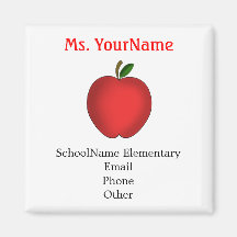 Teacher Contact Magnet