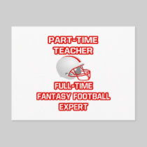 Teacher .. Fantasy Football Expert Postcards