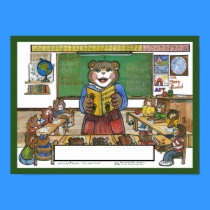 Teacher Framed Print by ZachBear Teacher Framed Print