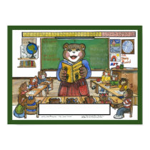 Teacher Framed Print by ZachBear Teacher Framed Print