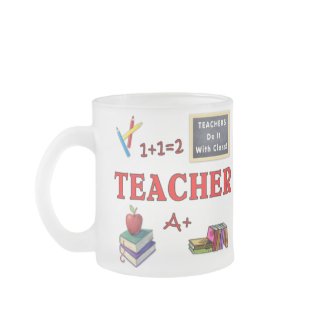 Teacher Gift Mug Teachers Do It With Class mug