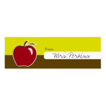 Teacher Gift Tags Business Card Template