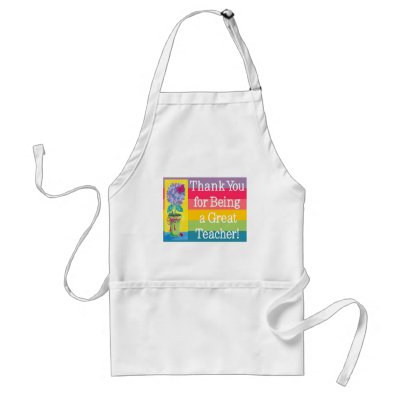 Teacher gifts aprons by Tamathaa
