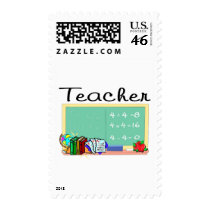 Teacher gifts postage stamp