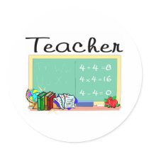 Teacher gifts sticker