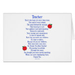 Teacher Greeting Card