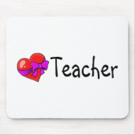 Teacher Heart mousepad