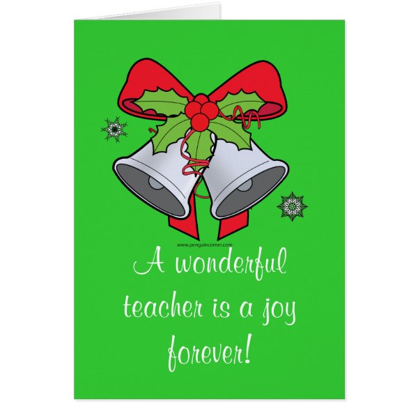 Teacher Holiday Card