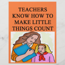 teacher joke flyer