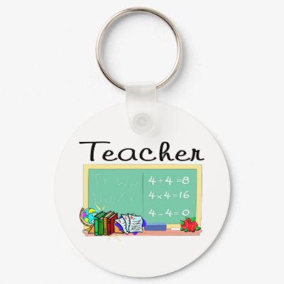 Teacher Keychain by ontopsell