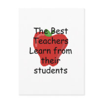 Teacher learn from Students postcards