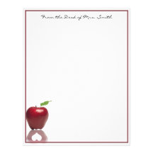 Teacher Love Letterhead
