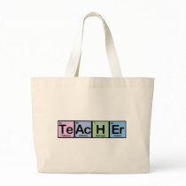 Teacher made of Elements Canvas Bag