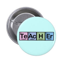 Teacher made of Elements Buttons