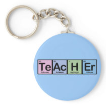 Teacher made of Elements Key Chains