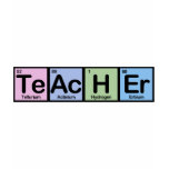 Teacher made of Elements t-shirts