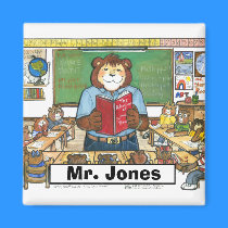 Teacher Magnet - Personalized by ZachBear Teacher Magnet - Personalized