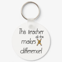 Teacher Makes a Difference keychains by school_teacher Teacher Makes a Difference keychains