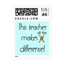 Teacher Makes a Difference T-shirts and Gifts Postage