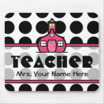 Teacher Mousepad - Polka Dot