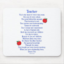 Teacher mousepads