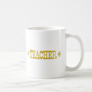 TEACHER mug