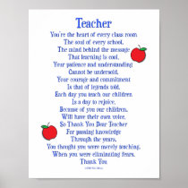 Teacher posters