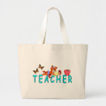 Teacher Reading Canvas Bag