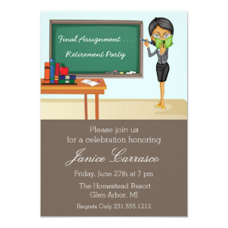 teacher retirement invitations