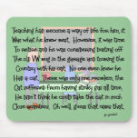 Teacher Retirement Story Art "Stinky Cat" Mousepads