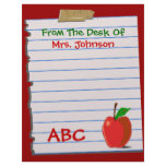 Teacher Stationery letterhead