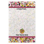 Teacher Stationery - Paint Splatter Apple