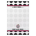 Teacher Stationery - Polka Dot Apple