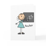 Teacher Stick Figure Card