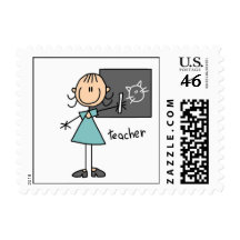 Teacher Stick Figure Stamp