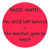 Teacher Sticker (c) 2009 RLove Sticker