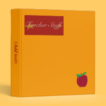 Teacher Stuff Binder binders