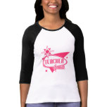 Teacher T Shirt - Retro Pink Sign